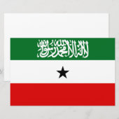 Somaliland Flag Briefpapier (Voorkant / Achterkant)