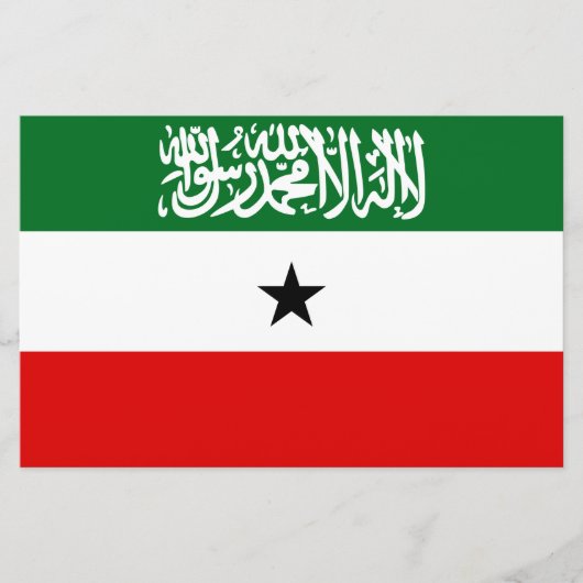 Somaliland Flag Briefpapier (Voorkant)