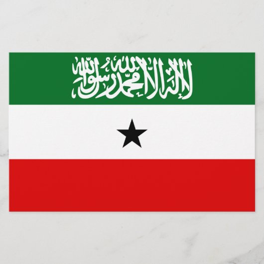 Somaliland Flag Briefpapier (Voorkant)