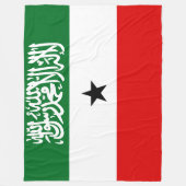 Somaliland Flag Fleece Deken (Voorkant)