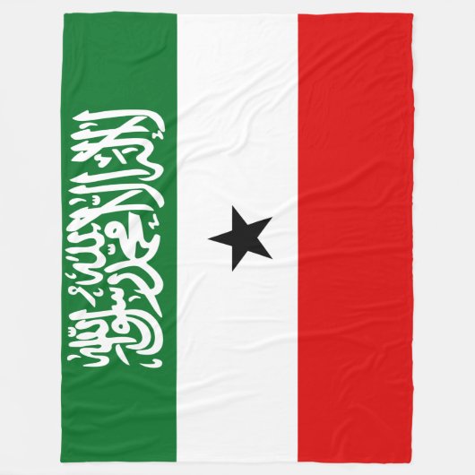 Somaliland Flag Fleece Deken (Voorkant)