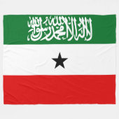 Somaliland Flag Fleece Deken (Voorkant (Horizontaal))