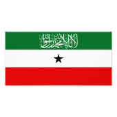 Somaliland Flag Foto Afdruk (Voorkant)