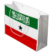 Somaliland Flag Groot Cadeauzakje (Voorkant Gekanteld)