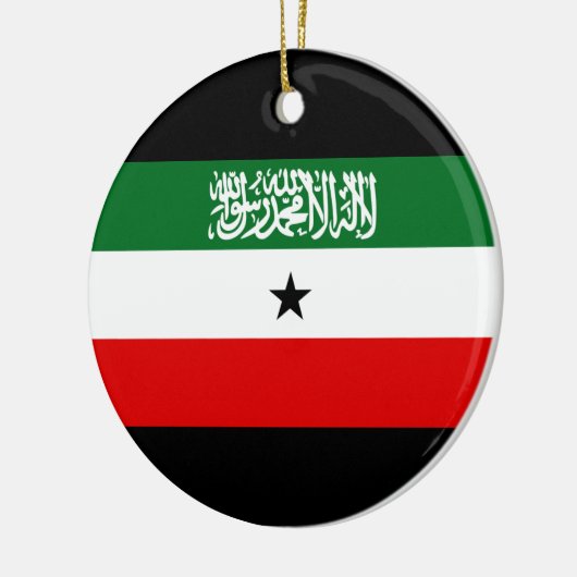 Somaliland Flag Keramisch Ornament (Links)