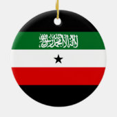 Somaliland Flag Keramisch Ornament (Achterkant)