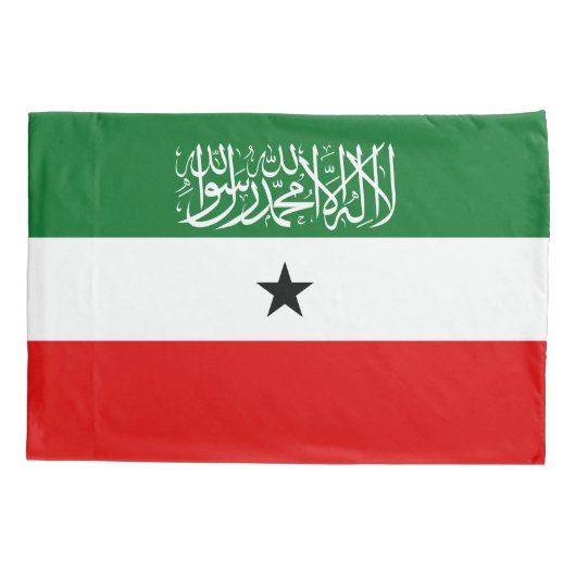 Somaliland Flag Kussensloop (Achterkant)