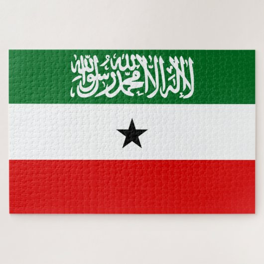 Somaliland Flag Legpuzzel (Horizontaal)