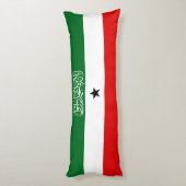 Somaliland Flag Lichaamskussen (Achterkant (Verticaal))
