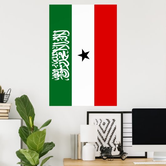 Somaliland Flag Poster (Thuiskantoor)