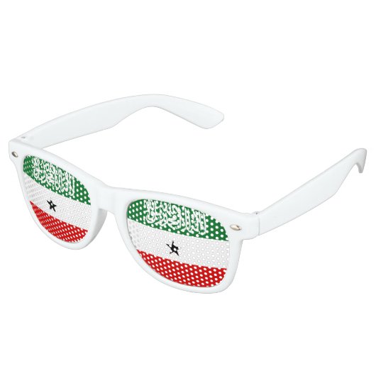 Somaliland Flag Retro Zonnebril (Gekanteld)