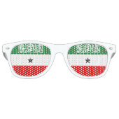 Somaliland Flag Retro Zonnebril (Voorkant)