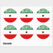 Somaliland Flag Ronde Sticker (Vel)