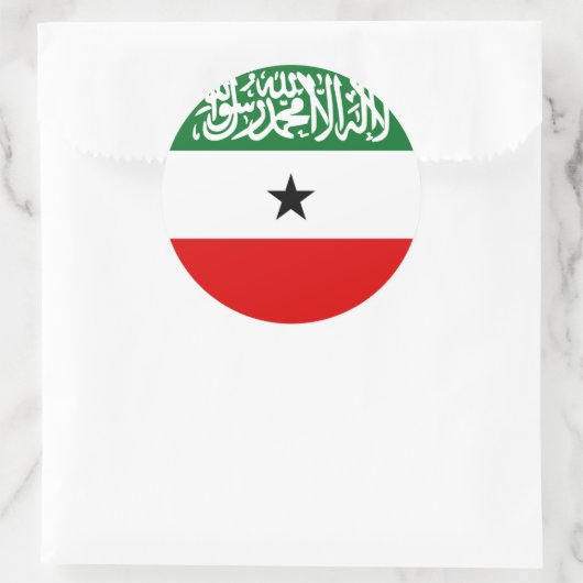 Somaliland Flag Ronde Sticker (Tas)