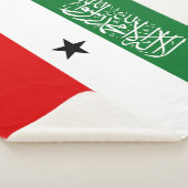 Somaliland Flag Sherpa Deken (3/4)