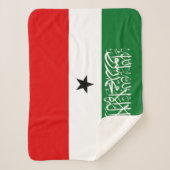 Somaliland Flag Sherpa Deken (Voorkant)