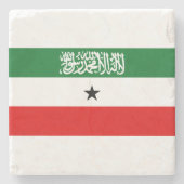 Somaliland Flag Stenen Onderzetter (Voorkant)