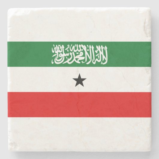 Somaliland Flag Stenen Onderzetter (Voorkant)
