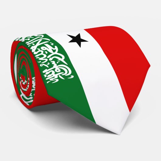 Somaliland Flag Stropdas (Opgerold)