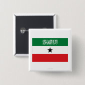 Somaliland Flag Vierkante Button 5,1 Cm (Voorkant /achterkant)