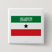 Somaliland Flag Vierkante Button 5,1 Cm (Voorkant)
