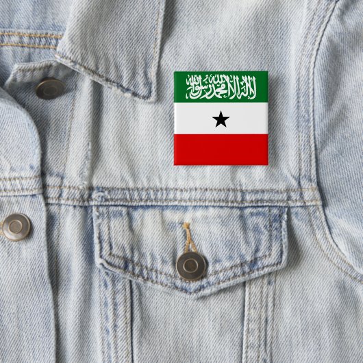 Somaliland Flag Vierkante Button 5,1 Cm (In situ)