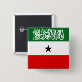 Somaliland Flag Vierkante Button 5,1 Cm (Voorkant /achterkant)