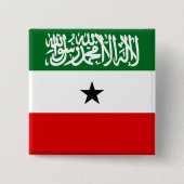 Somaliland Flag Vierkante Button 5,1 Cm (Voorkant)