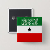 Somaliland Flag Vierkante Button 5,1 Cm (Voorkant /achterkant)