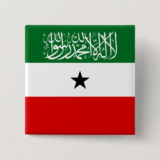 Somaliland Flag Vierkante Button 5,1 Cm (Voorkant)