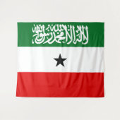 Somaliland Flag Wandkleed (Voorkant (horizontaal))