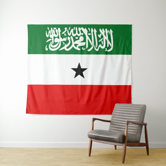 Somaliland Flag Wandkleed (In Situ (horizontaal))
