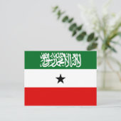 Somaliland National World Flag Briefkaart (Staand voorkant)