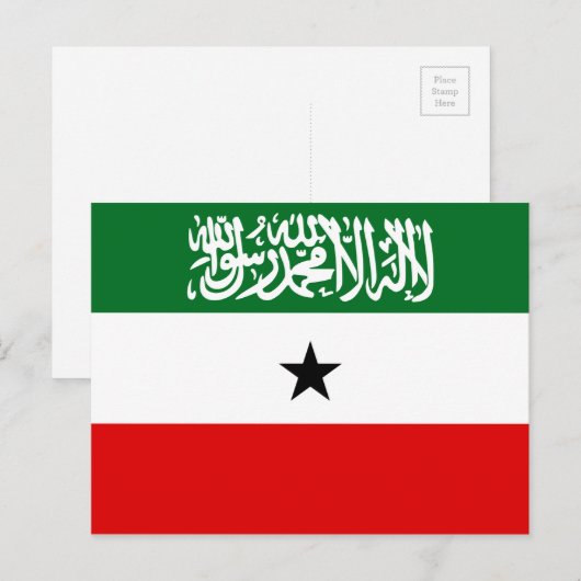 Somaliland National World Flag Briefkaart (Voorkant / Achterkant)