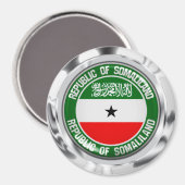 Somaliland Round Emblem Magneet (Voorkant / Achterkant)