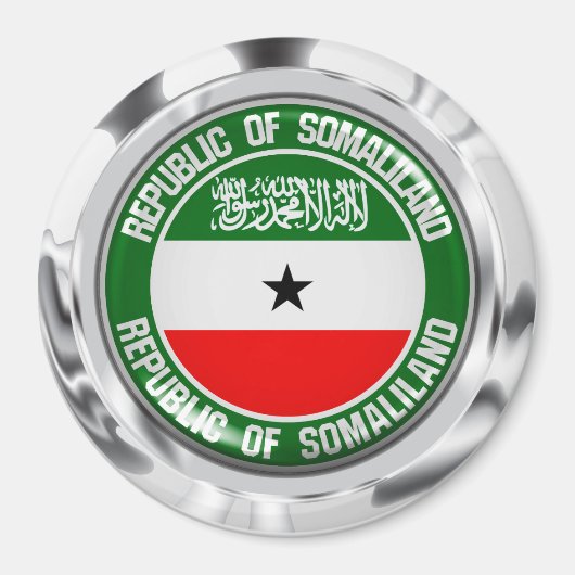 Somaliland Round Emblem Magneet (Voorkant)