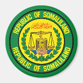 Somaliland Round Emblem Magneet (Voorkant)