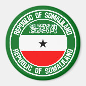 Somaliland Round Emblem Magneet (Voorkant)