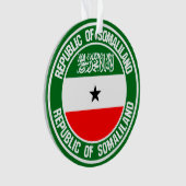 Somaliland Round Emblem Ornament (voorkant)