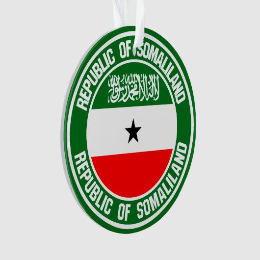 Somaliland Round Emblem Ornament (voorkant)