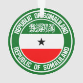 Somaliland Round Emblem Ornament (achterkant)