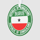 Somaliland Round Emblem Ornament (voorkant)