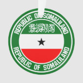 Somaliland Round Emblem Ornament (voorkant)