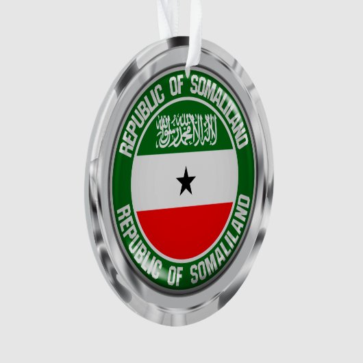 Somaliland Round Emblem Ornament (voorkant)