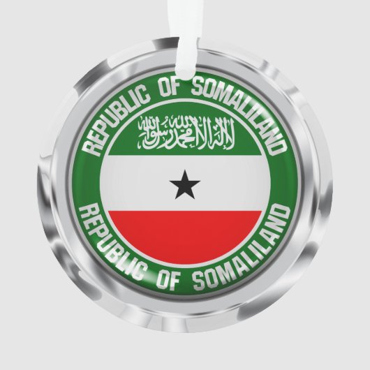 Somaliland Round Emblem Ornament (achterkant)