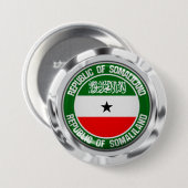Somaliland Round Emblem Ronde Button 7,6 Cm (Voorkant /achterkant)