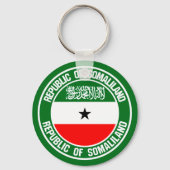 Somaliland Round Emblem Sleutelhanger (Voorkant)