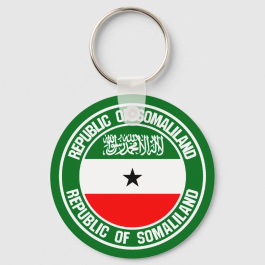 Somaliland Round Emblem Sleutelhanger (Voorkant)