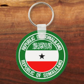 Somaliland Round Emblem Sleutelhanger (Voorkant)