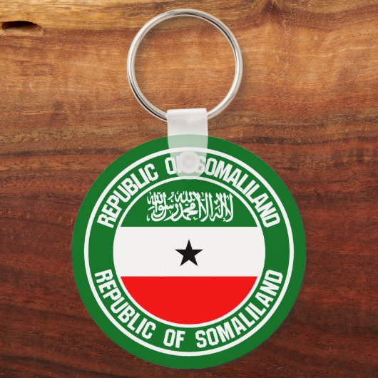 Somaliland Round Emblem Sleutelhanger (Voorkant)